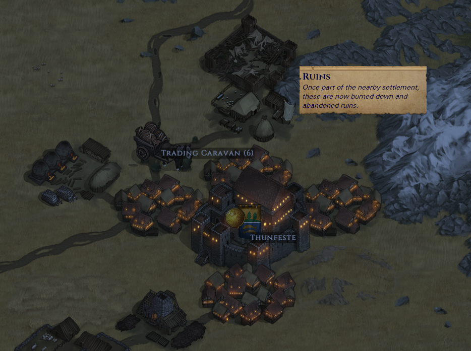 Thunfeste ruined barracks