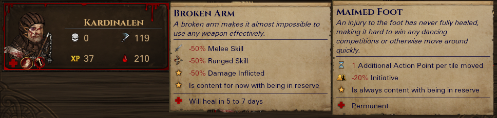 Maimed