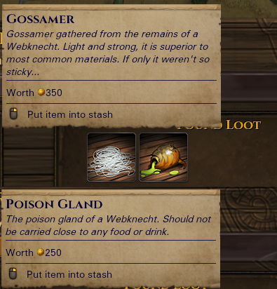 Spider Loot