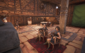 Relaxing at the inn